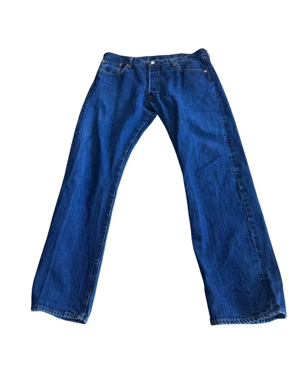 Levi's 501 Original Fit Men's Jeans Dark Wash Straight Leg Button Fly 38x34